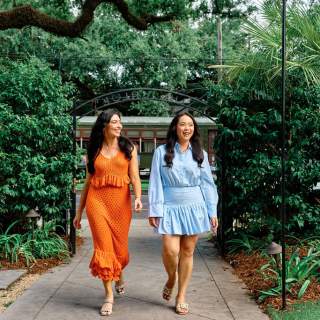 Walking into The Chloe on Saint Charles Avenue