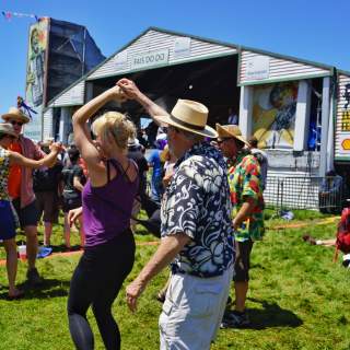 Fais Do Do dancers - Jazz Fest 2016