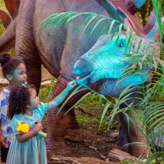Dinosaurs at the Roger Williams Park Zoo