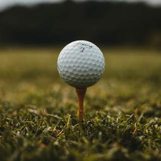 Golf Ball on Tee