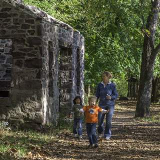 Valley Forge National Historical Park Kids on Trail