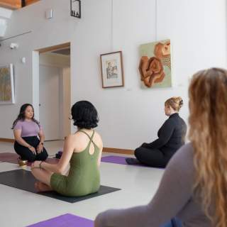 Yoga in the Gallery - April