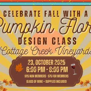 Cottage Creek presents Pumpkin Floral Design Class