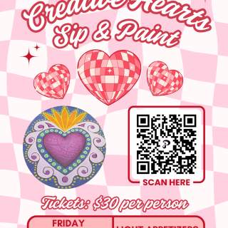 Creative Hearts Sip and Paint
