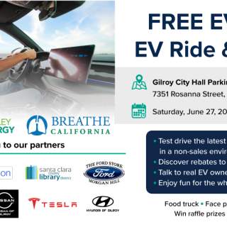 FREE: Gilroy Electric Vehicle Ride and Drive!
