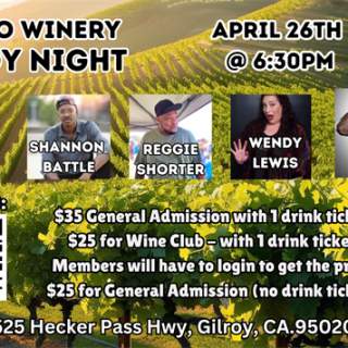Comedy Night at Fortino Winery