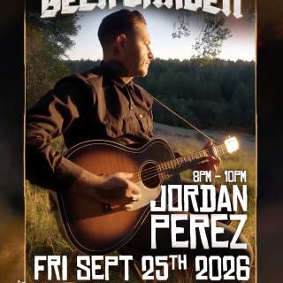 Jordan Perez at the Promised Land Beer Garden