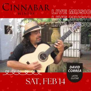 David Correa Latin Guitar at Cinnabar
