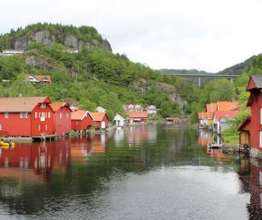 Boathouses in Feda