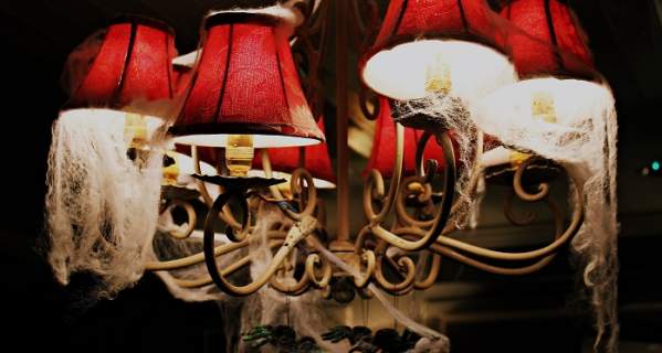 Lights At A Haunted House in Tomball