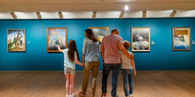 Family at Brandywine Museum of Art