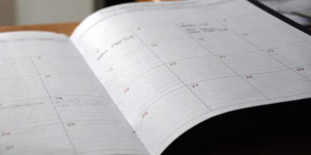 Calendar Stock Image