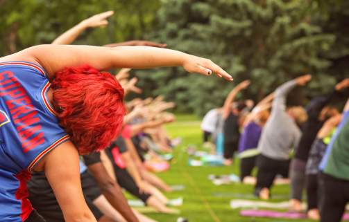 Yoga in the Lawn