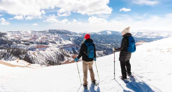 Snowshoeing