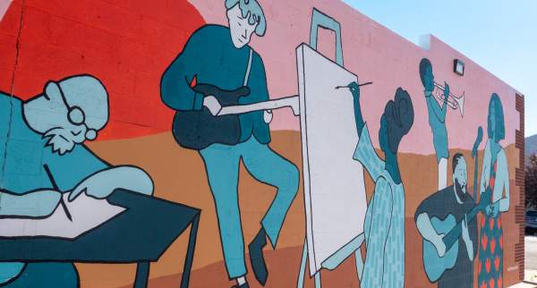 Johnson Art Center Mural - South Side