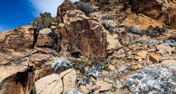 Winter at the Parowan Gap | Zipper Glyph