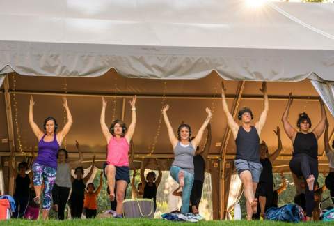 Summer Nights: Sunset Yoga with Silent Disco