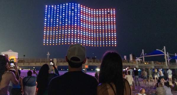 Drone Show Couple