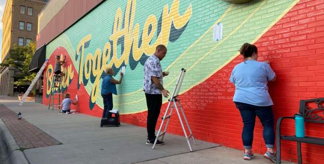 Casper Mural Project: Better Together Mural