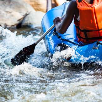 Rafting on Clear Creek