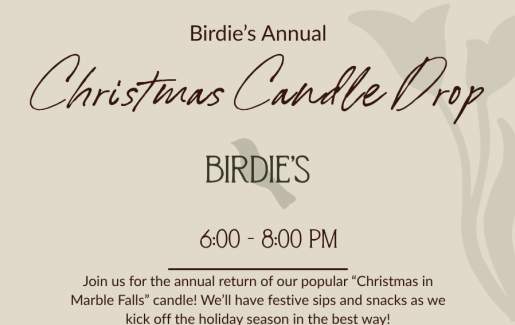 Christmas Candle Drop