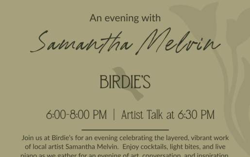 An evening with Samantha Melvin