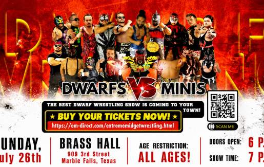Extreme Dwarfanators Wrestling at Brass Hall