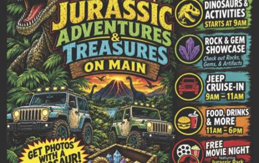 JURASSIC ON MAIN FAMILY FREE EVENT