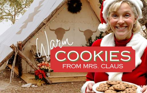 Mrs. Claus Delivers Warm Cookies