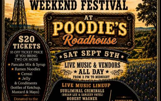 Honky Tonkin’ Rockin’ Revival Labor Day Weekend Festival @ POODIES