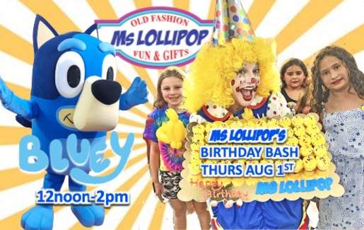 Ms Lollipop Birthday Bash with Bluey