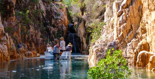 Journey through remote creeks and dramatic landscapes on a tender cruise.