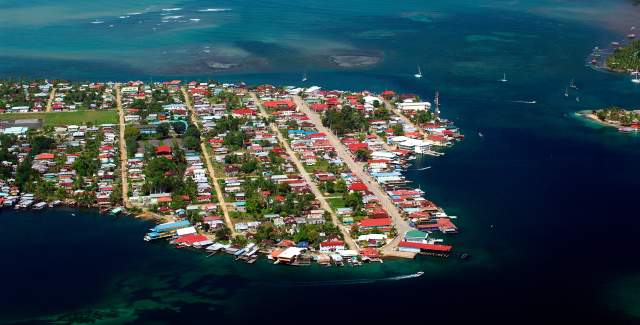 Bocas Town Aerial View