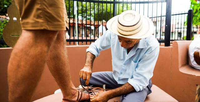 Cutarra hecha a mano en La Villa de Los Santos, provincia Los Santos, Panamá