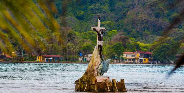 Black Christ of the Waters. Isla Grande, Colon province