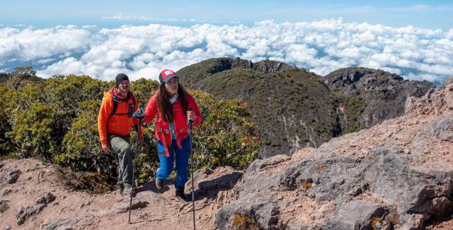 Couple at the Top of Barú Volcano, Province of Chiriquí