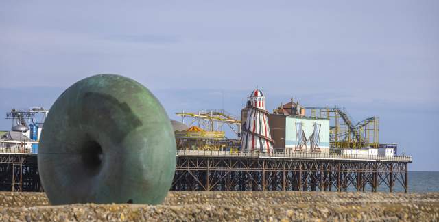 Brighton pier and seafront in Sussex