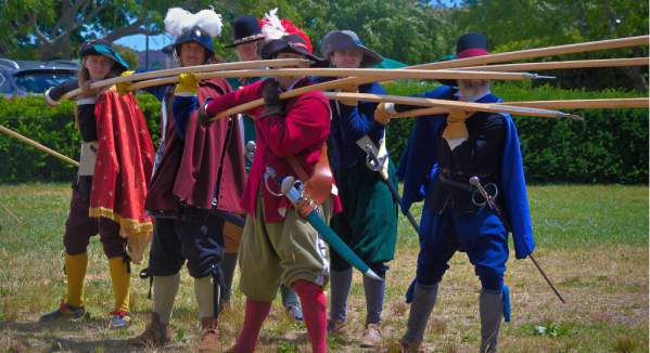 Arms and Armor Demonstration: 17th-Century Colonial Militia