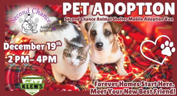 Second Chance Mobile Adoption Van at Klem's