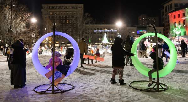 Glow-in-the-Dark Park Pop-up at the Oval Ice Skating Rink