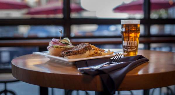 Balter Beerworks Veggie burger