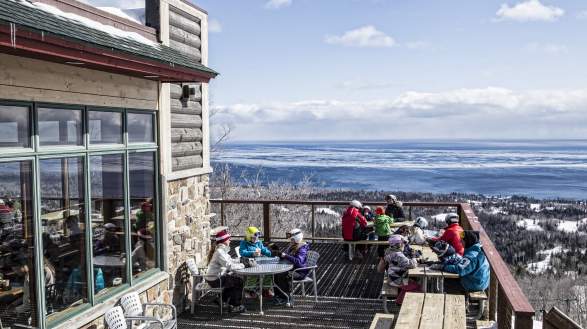 Summit Chalet Lake Superior Views at Lutsen Mountains