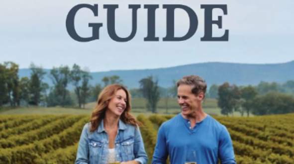 Front cover of the Wine Trail Guide for DC's Wine Country in Loudoun