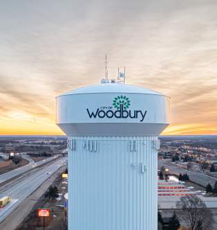 Aerial photo of Water Tower