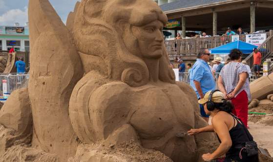 Sandsculpture from Sandcastle day