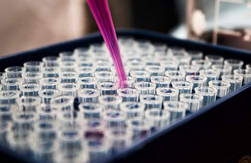 Test tubes being filled