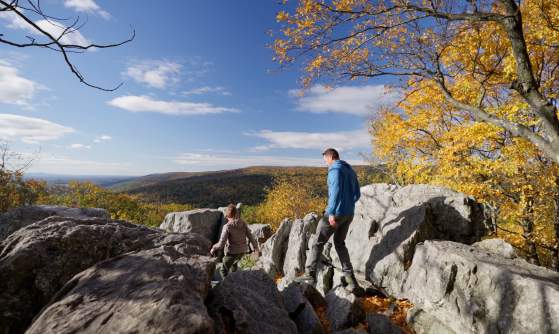 Chimney Rock in the Fall