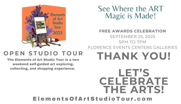 2025 Elements of Art Studio Tour Awards Celebration