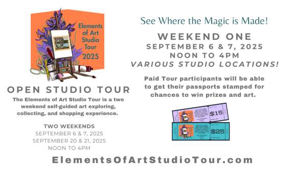 Elements of Art Studio Tour - Weekend 1