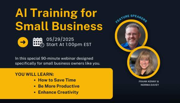 FREE TRAINING - Unlock the Power of AI: A Game-Changer for Small Business